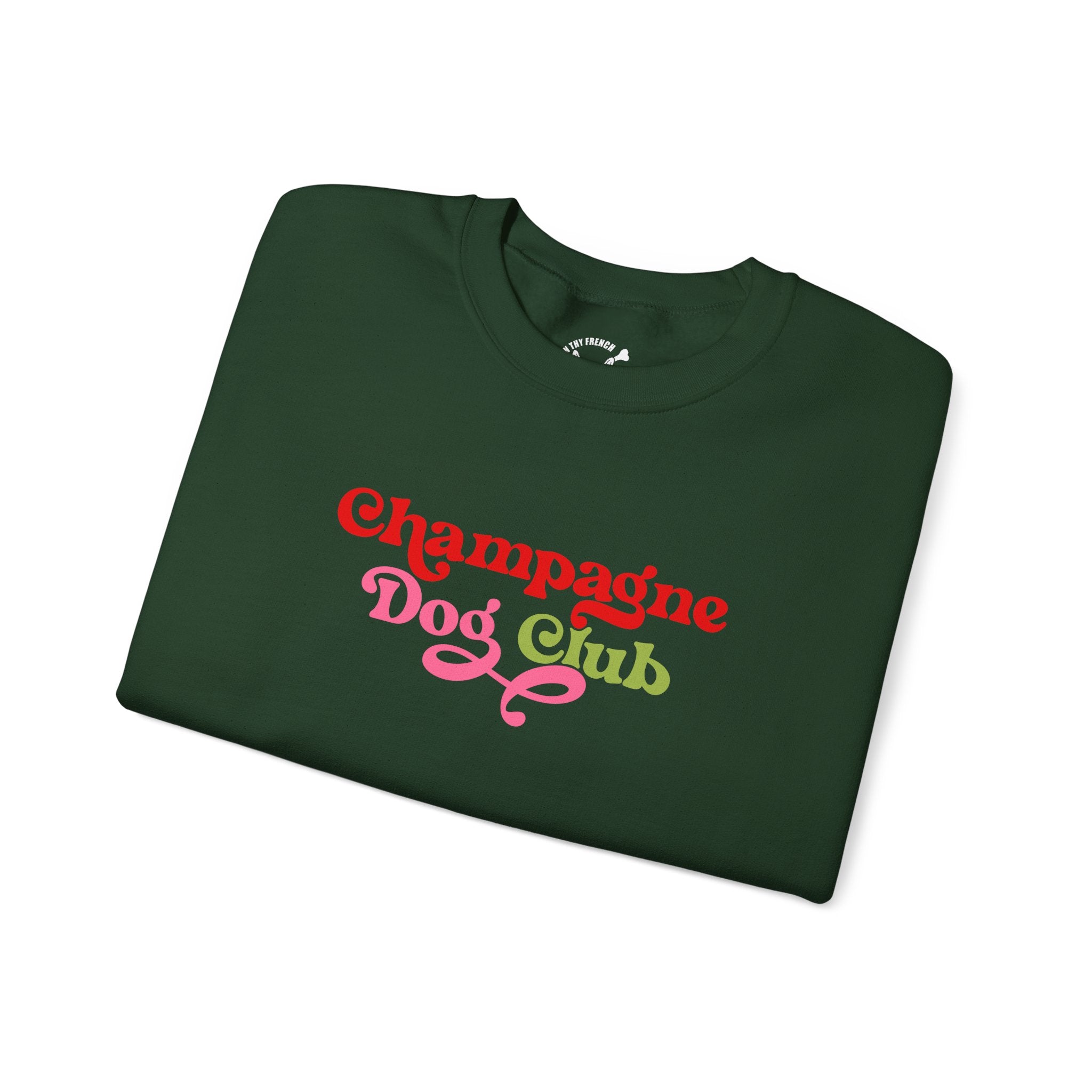 Champagne Dog Club // Crewneck Sweatshirt