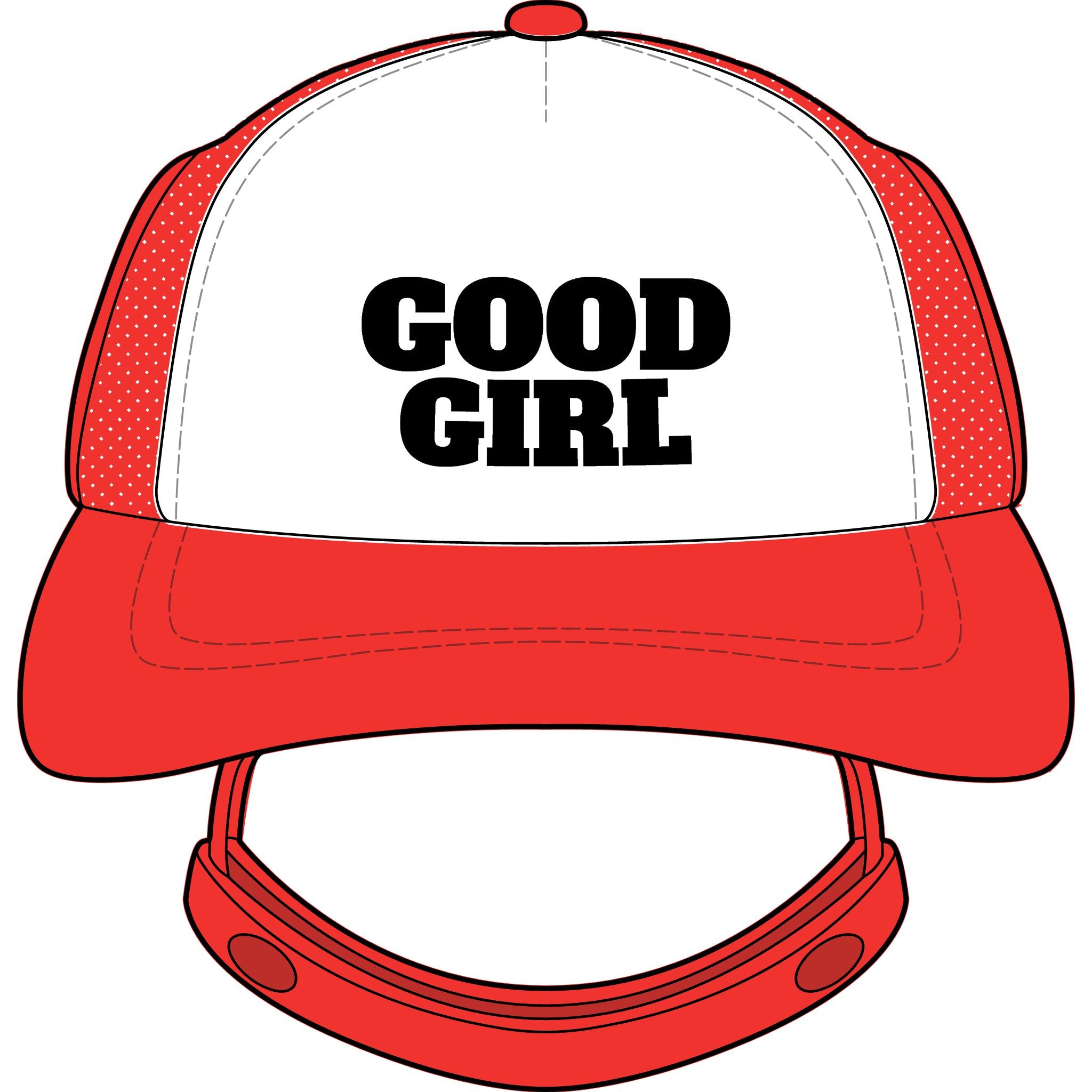 Good Girl Dog Trucker Hat — Foam Mesh Pet Lover Cap