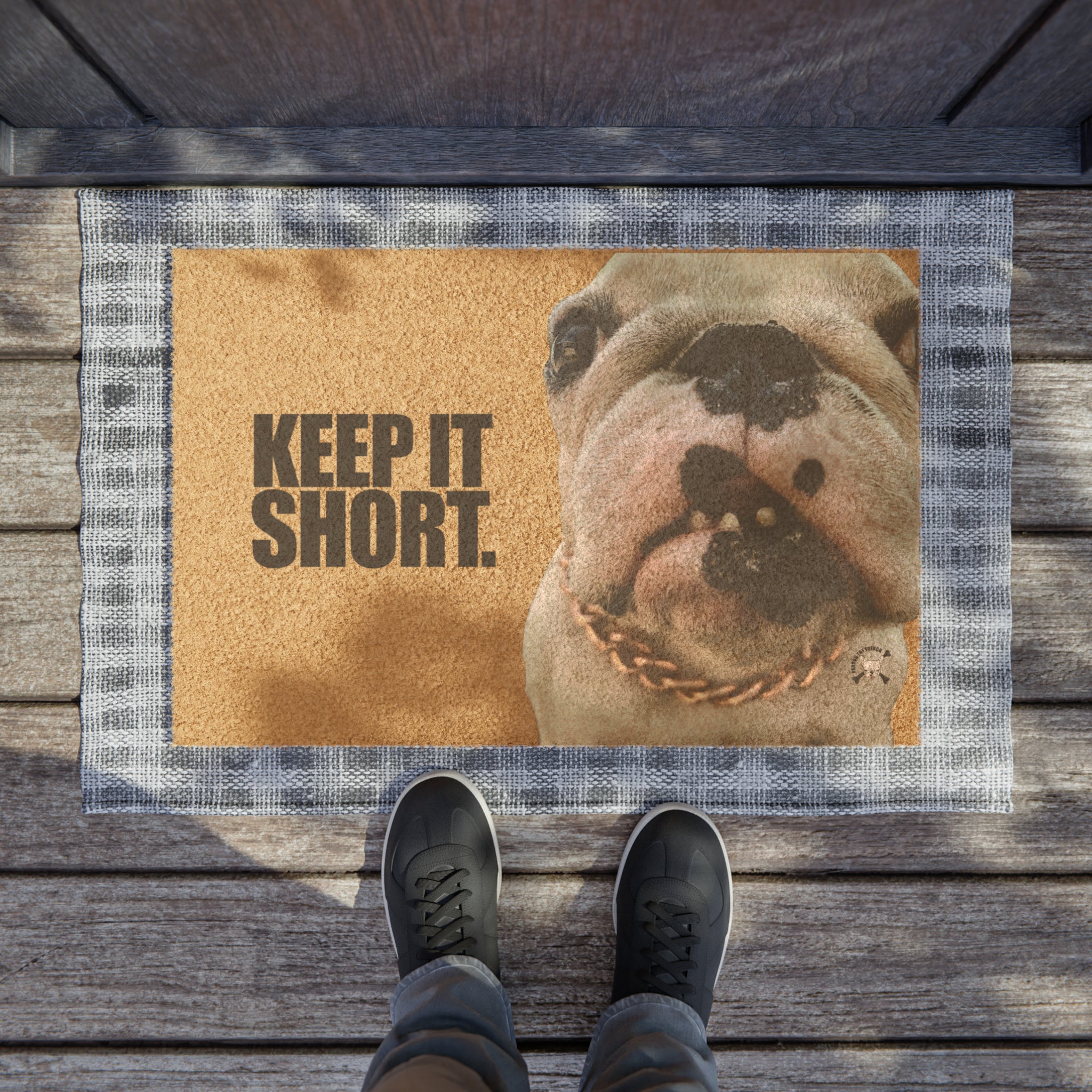 Keep it Short French Bulldog Doormat