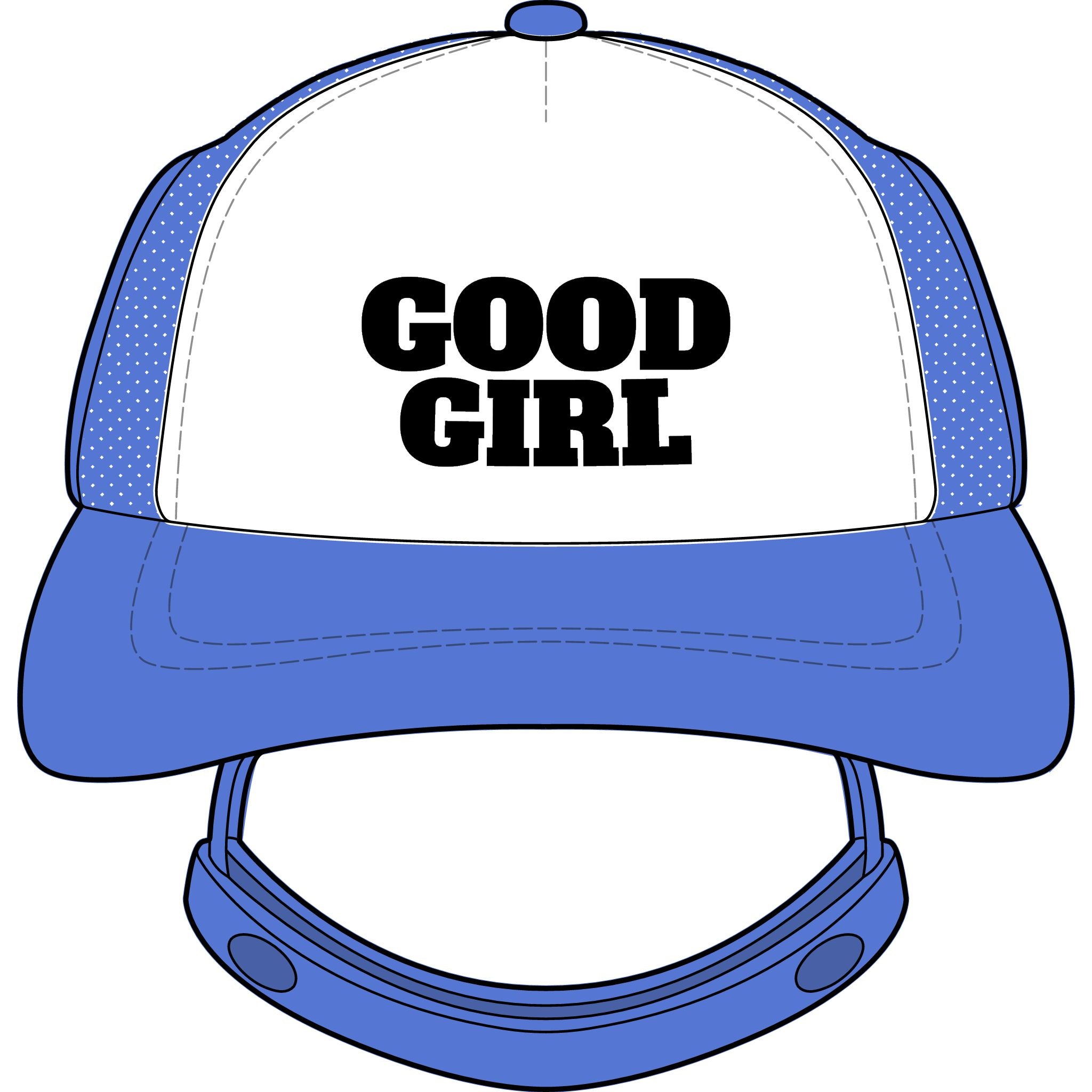 Good Girl Dog Trucker Hat — Foam Mesh Pet Lover Cap