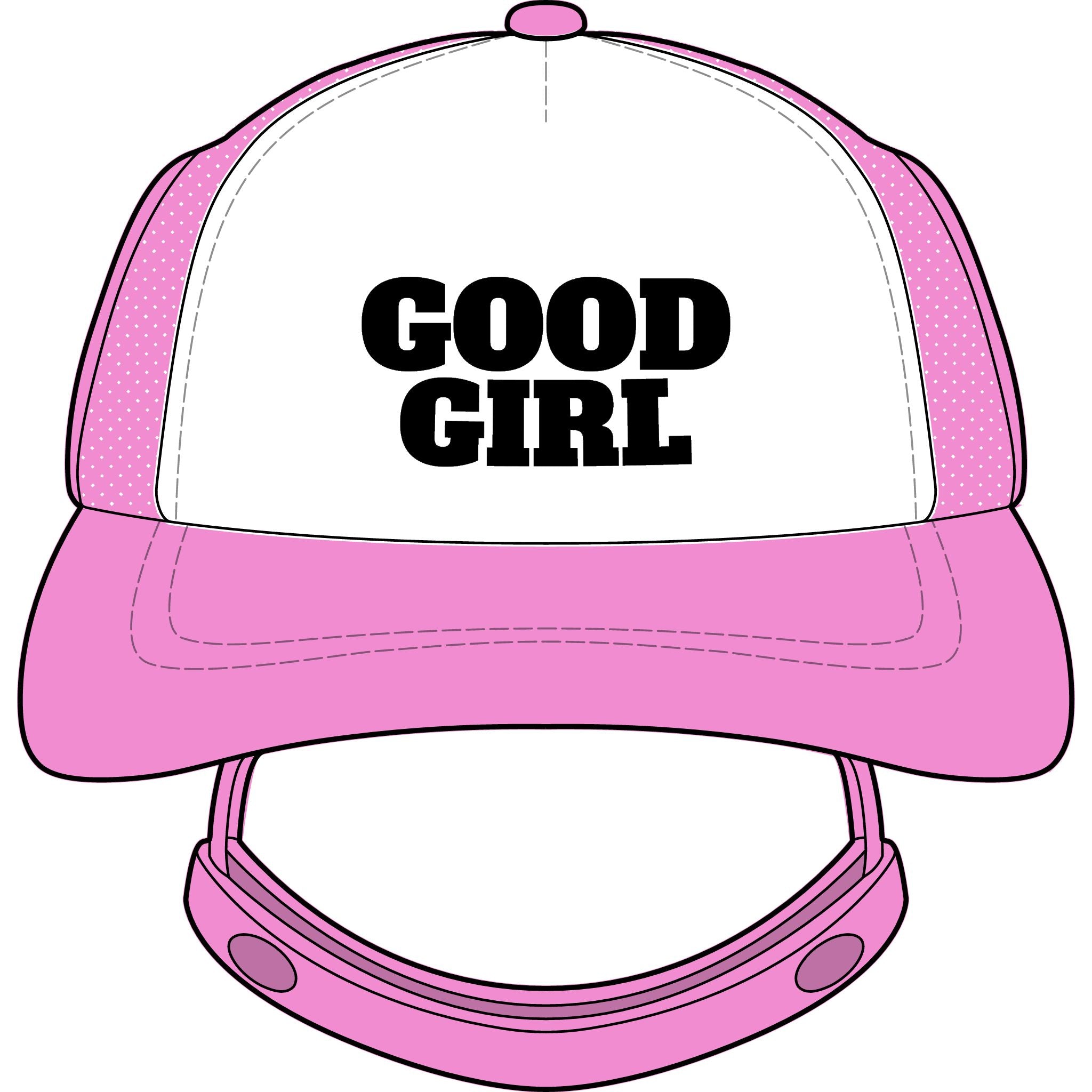 Good Girl Dog Trucker Hat — Foam Mesh Pet Lover Cap